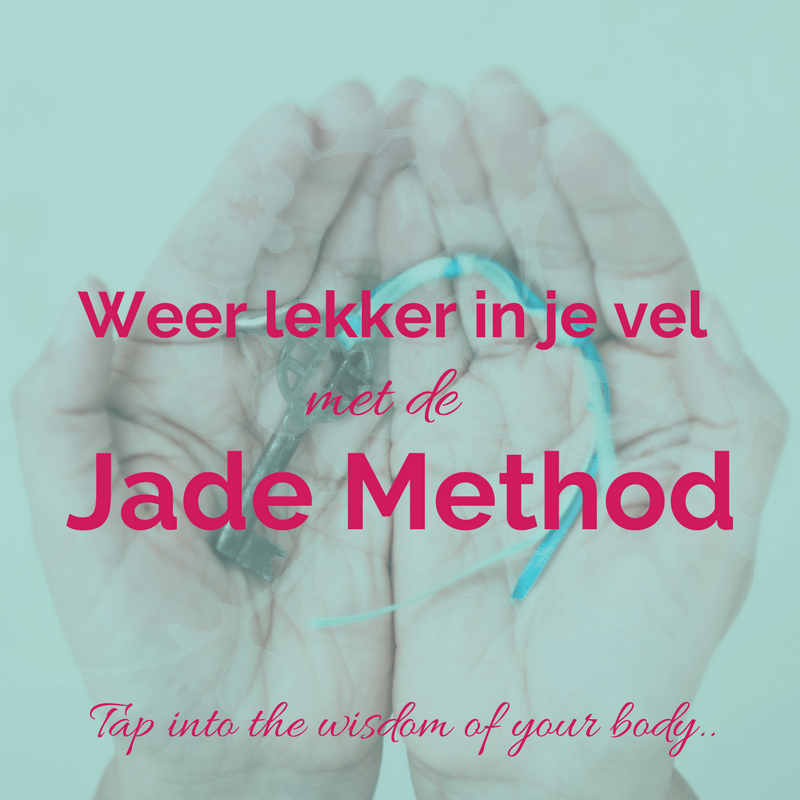 Na je burnout lekker in je vel met de Jade Method